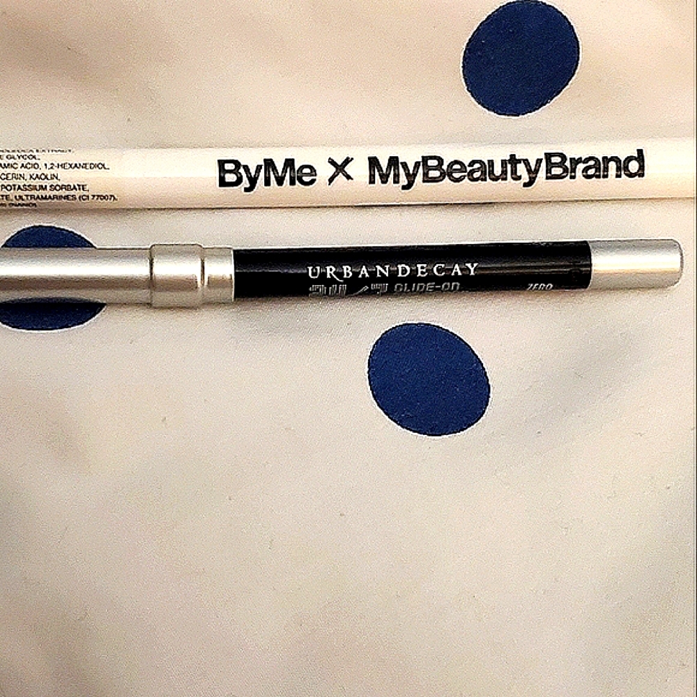 2 PC LOT URBAN DECAY 24/7 GLIDE-ON WATERPROOF EYELINER + My Beauty Brand X By Me